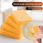 12 - Pack Non-Scratch Scrub Sponges - Sponges for Dishes and Washing Dishes, Cleaning Sponges for Kitchen Home Bathroom Cars, Funny Cut-Outs DIY for Kids (Yellow