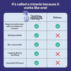 Sunny & Honey Pet Stain & Odor Miracle - 32 Fl Oz, Light Lavender Scent - Carpet Stain Remover & Urine Odor Eliminator - Upholstery Cleaner Spray - Enzyme Formula for Upholstery, Couch & Mattress