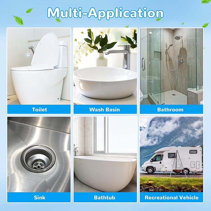 36 Refills Disposable Toilet Bowl Paper Bulk Toilet Fresh Flushable Refills for Bathroom Toilet Brush Accessories Supplies Starter Kit