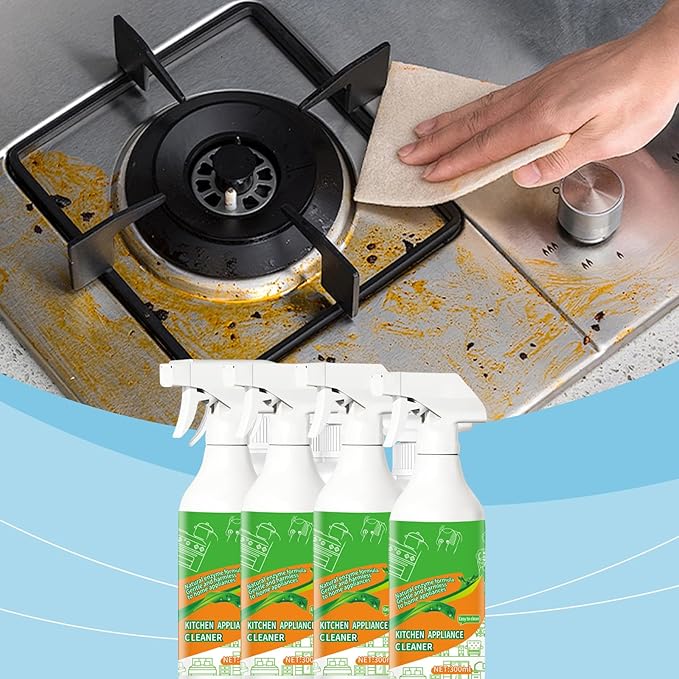 Electrolyzed Ion Kitchen Cleaner, 300ML Electrolyzed Ion Kitchen Cleaner Spray, Multi Purpose Cleaning Spray, For Hold,Oven,Stove,Range Hood (1PC)