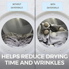 Wool Dryer Balls Laundry Reusable, Lint Remover Washing Balls Reusable Dryer Balls Pet Hair Dryer Ball Lint Remover for Laundry Pet Fur Remover for Laundry Bedding Clothes(Pack of 6)