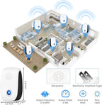 Ultrasonic Pest Repeller, 8 Pack Rodent Repellent Plug in Mice Repellent Indoor, Pest Defense Plug in Device, Bye Critter Sonic Pest Control for Mice Rat Roach Cockroach Spider Bug Insect