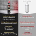 menzerna "Cut Force Pro" Car Polish 8 oz I Premium Polish with Heavy Cut and high Gloss Finish I Buffing & Polishing Compound for Car Maintenance I for Scratches & Sanding Marks I Car Body Repair