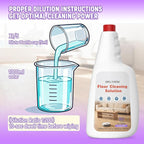 Floor Cleaning Solution Compatible with Roborock Robot Vacuum (Q5/Q7/Q8/Q10/S7/S8/Saros 10R/F25/Qrevo), Floor Cleaner for All Robot Vacuums & Cordless Wet Dry Vacuum with Mopping