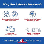 Astonish Foaming Pink Peony Toilet Bowl Cleaner 2 Pack - Deep Cleaning Limescale, Calcium & Rust - No Bottle, Removes Hard Stains (2 Boxes, 16 Tablets)