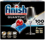 Finish Quantum Powerballs Dishwashing Detergent Gel Tabs 3.52 Lb, 100 Tabs