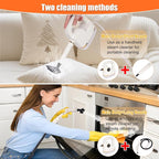 STEAM CLEANER Handheld [One Click Clean] Steamer for Cleaning 10-in-1 High Pressure Steam Cleaner for Home/Car Detailings/Fabric etc. Separate Design|Digital Display|Two Cleaning Methods