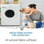 Wool Dryer Balls Laundry Reusable Wool Balls for Dryer Organic Premium New Zealand Wool Natural Fabric Softener Reduce Clothing Wrinkles Drying Clothes Faster Eco-Friendly 6 Pack XL