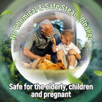 2500W Car Steam Cleaner for Home & Car, 10s Fast Heat Steamer for Cleaning, 6-Level Steam Control, Handheld Steam Cleaner with 37.19OZ Large Tank for Furniture, Grout, Tile & Floor(Green)