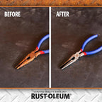 Rust-Oleum Rust Dissolver Soak & Bath | Heavy-Duty Corrosion Remover for Metal Tools, Cars, Bikes, Grills, Bolts, Firearms & More | Quart