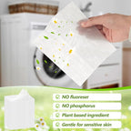 600 Count Dryer Sheets Bulk Fabric Softener Fresh Scent Dryer Sheets Naturally Softens and Removes Static Cling, Ideal for Households, Sensitive Skin