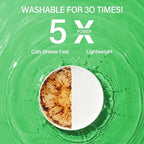 Dishwasher Detergents Sheets (30 Count) - 100% Natural Plant-Based Eco Dishwashing Soap Solid Enzymes Grease Removal & Shiny Finish Compatible with Large & Small Dishwashers Tablets Residue-Free