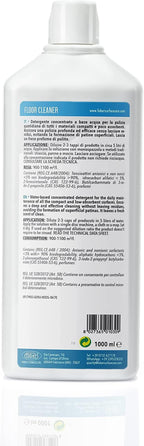 FABER Tile Floor Cleaner – Mop Cleaning Solution – 1L Concentrated Neutral Detergent for Daily Floor Cleaning - Quick Shine Floor Cleaner - Tile Cleaner Liquid Suitable for Porcelain & Ceramic Tiles