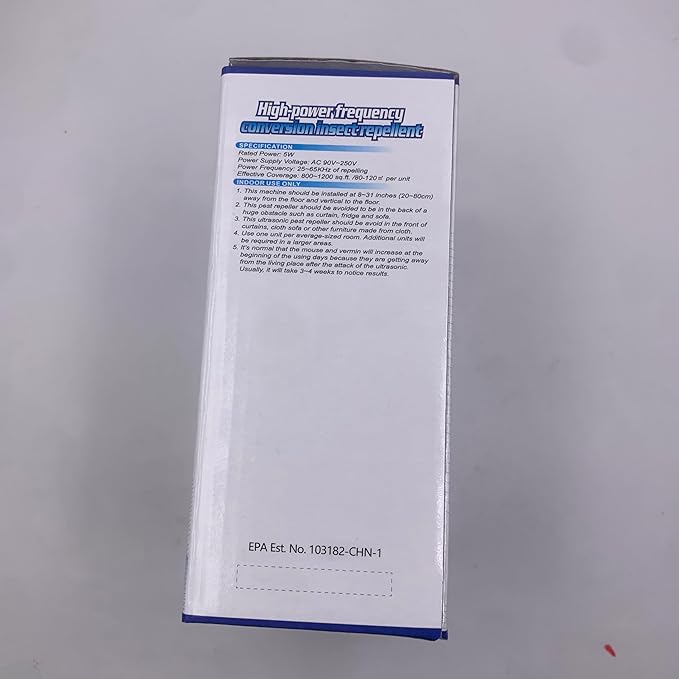 Ultrasonic Pest Repeller Device Indoor Mouse Deterrent Rodent Repellent Ultrasonic Plug in, Pest Control for Spiders, Roaches, Insects (Pack of 6)
