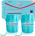 KIISIISO Toilet Bowl Cleaners, Septic-Safe Automatic Toilet Cleaner Bottles, Sustained-Release Toilet Tank Cleaners For Against Tough Stains, Long-Lasting Deep Cleaning & Freshness-2 Packs
