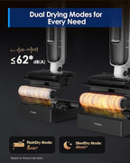 Tineco Floor ONE S6 Master Wet Dry Vacuum Cleaner, 20kPa Suction Vacuum Mop with Dual-Edge Cleaning, 45 Min Runtime (Quite Mode), 185°F Flashdry, 4inch Ultra-Slim