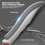 Outdoor Short Machete with Sheath for Cutting Trees, for Yard Work and for urvival Machete Ideal for Gardening,Camping, Fishing, Hunting, Bushcraft
