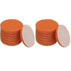 Power Scrub Pads, Scrubbing Pads 2000 Grits Scouring Discs - Fitting for (Home Kitchen Cleaning - Drill Attachment - Scrubber Replacement) 16 Pcs & 4 Inch & Orange