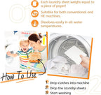 CLEARALIF Laundry Detergent Sheets Up to 160 Loads, Orange - Great For Travel, Apartments, Dorms,CLEARALIF Laundry Detergent Strips Eco Friendly & Hypoallergenic
