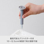 like-it TS-111A Laundry Storage Gap Stocker, 3 Tiers Width 7.3 x Depth 18.3 x Height 35.8 inches (18.7 x 46.5 x 91 - 93.5 cm), White, Made in Japan