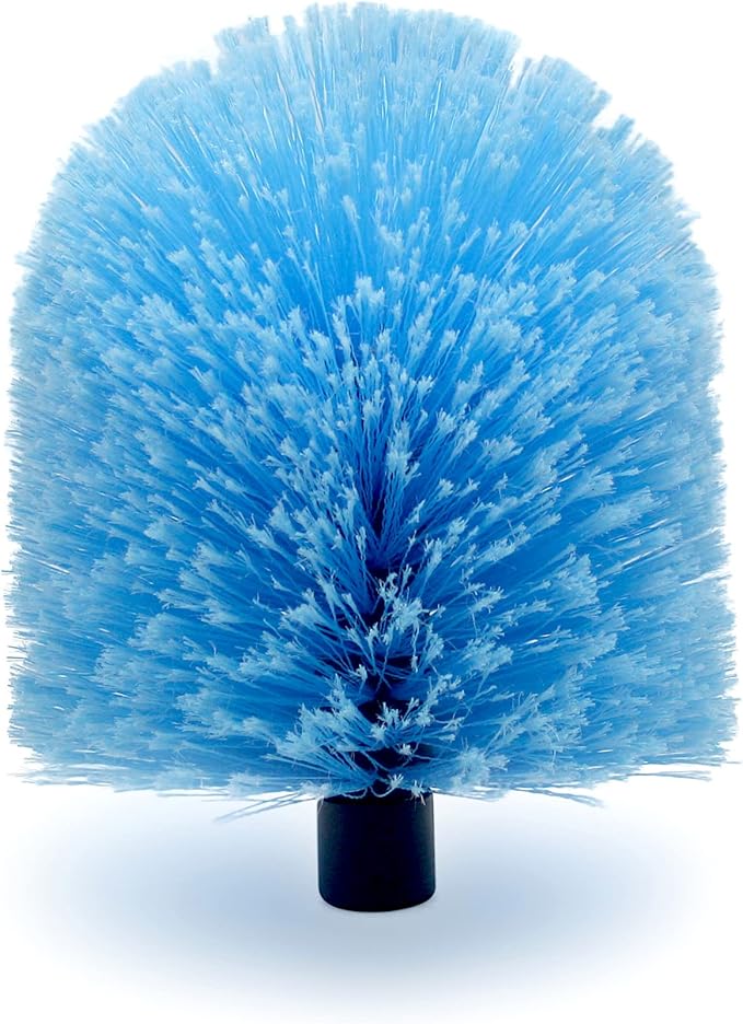 EVERSPROUT Twist-On Cobweb Duster (Soft Bristles) | Indoor & Outdoor use Brush Attachment | Fits Standard 3/4 inch Threaded Poles | Brush Only (Pole Sold Separately) | Spider Cobweb Duster Head