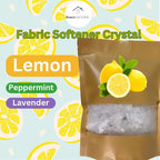Fabric Softener Crystals, Freshens and Softens Fabrics, 3 Pleasant Scent (Lemon, 50 oz Refil Pouch)