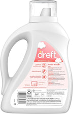 Dreft Stage 1 Newborn Baby Liquid Laundry Detergent, Gentle on Sensitive Skin, HE Compatible, 64 loads