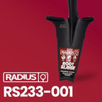Root Slayer RS233-001, Perennial Shovel Serrated Shovel Spade, Black