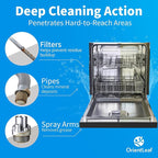 ORIENTLEAF Dishwasher Cleaning Tablets, Lemon Scent 9 Month Supply, Dishwasher Cleaner and Deodorizer, Dish washer Descaler