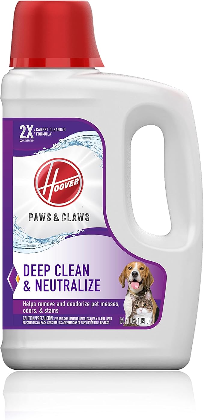 Hoover SmartWash Automatic Carpet Cleaner Spot Chaser Stain Remover Wand & Paws & Claws Deep Cleaning Carpet Shampoo with Stainguard & Renewal Deep Cleaning Carpet Shampoo
