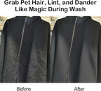 20PCS Pet Hair Remover for Laundry, Reusable Lint Catcher for Washing Machine, Effective Cat Dog Laundry Pet Hair Catcher for Clothes, Sheets, Towels, Fleece Blankets, They Don’t Damage Fabric