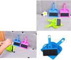 1 Pcs Dustpan Brush Set Portable Plastic Brush Set (Blue) Used for Tool Brush Keyboard Home Kitchen Sweeper Table Desk Office