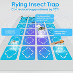 Fly Trap Indoor, 3 in 1 Plug-in Fruit Fly Trap,2 Trap White and 10 Glue Cards, Fruit Fly Traps for Indoors, Flying Insect Trap for Gnat, Moth, Mosquito, Suitable for Every Part of The Home