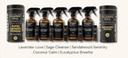 Non-Toxic Multi Purpose Cleaner, Natural Cleaning Spray, Luxurious Refillable Glass Bottle, Essential Oil Fragrance, Safe for All Surfaces, Safe for Animals and Pets, Safe for Humans (Lavender Love)