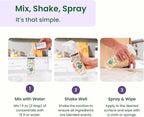 Good Natured Brand All-Purpose Cleaner Concentrate | 8oz makes 128oz | Lavender Essential Oil | 16X Concentrated Natural Multi-Surface Cleaner