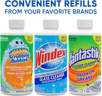 Windex Glass Cleaner Concentrate, Two 2.9 Ounce Concentrated Refill Bottles