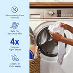 BLUELAND Laundry Detergent Tablets, 36 Count, Plastic-Free Eco-Friendly Pods, Sheets, Liquid Alternative - Fragrance Free and Clear, Natural, Gentle