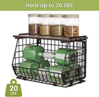 Wire Fruit Basket for Kitchen Storage: Hanging and Counter Wall Fruit Basket for Vegetable Produce - Potato and Onion Storage for Pantry 3 Pack