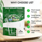Extra-Strength Mouse Repellent Pouches with Cinnamon/Cornmint Oils, (20 Pouches) Natural Rodent Repellent, Indoor & Outdoor Mice Repellent, Safe for Pets and Kids