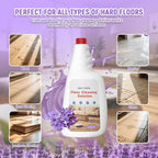 Floor Cleaning Solution Compatible with Roborock Robot Vacuum (Q5/Q7/Q8/Q10/S7/S8/Saros 10R/F25/Qrevo), Floor Cleaner for All Robot Vacuums & Cordless Wet Dry Vacuum with Mopping