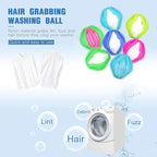 5Pcs Reusable Hair Remover,Washing Machine Hair Catcher Laundry Ball Dryer Ball for Clothing Dog Cat Pet Hair Remover for Laundry Lint Remover Washing Balls Reusable Dryer Balls Household Supplies