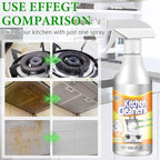 Kitchen Foam Cleaner,Stubborn Stains Cleaner,Powerful Clean Kitchen Oil Stains,All Purpose Cleaner,For Range Hood,Oven,Pots, etc（2PCS