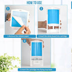 Trap Refills, Flying Insect Trap Refill Kit NO Device - 4 Pcs Glue Cards, Each Glue Card Lasts up to 65-Day or Until Full Flying Insect Trap (4 x Refills)