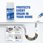Sink and Drain Cleaner Powder: All-Purpose Pipe Opener for Kitchen Bathroom Pipes and Floor Drains – Reliable Drain Clog Remover for Home Plumbing Maintenance（4 pack）