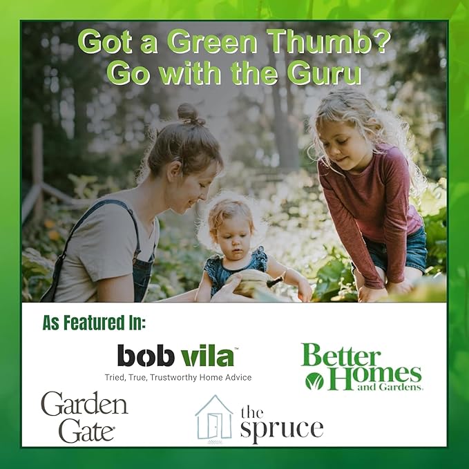 Garden Guru Eco Super Strong Garden Trowel with Ergonomic Wood Handle - 100% Recycled Stainless Steel - Rust Resistant - FSC Certified Wood - Perfect Tool for Gardening Weeding Transplanting & Digging