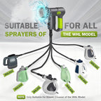 10-in-1 Electric Spin Scrubber, Grill Brush with 2X Higher Cleaning Efficiency, Electric Spin Scrubber for Cleaning with Steam Function(Steam Cleaner Not Included)