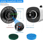 Electric Spin Scrubber Replacement Brush Heads Set, 10 Piece Replacement Brush Cleaning Kit for Cordless Power Scrubber, for Household Cleaning Brushes Kitchen Bathroom Floor Tile Car