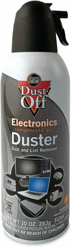 Dust-Off Plus Disposable Compressed Gas Duster, 10 Oz Bottle