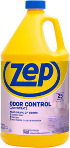 Zep Odor Control Concentrate - 1 Gallon (Case of 2) ECZUOCC1282 - Cleans, Deodorizes & Disinfects Many Household Germs, Removes Mildew Stains, Destroys Odors