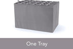 Covermates Keepsakes - Adjustable Zip-Top Storage Box - Configurable FlexGrid Compartments - Heavy Duty Polyester- Reinforced Handles - Stackable Design - Indoor Storage, Beige Heather